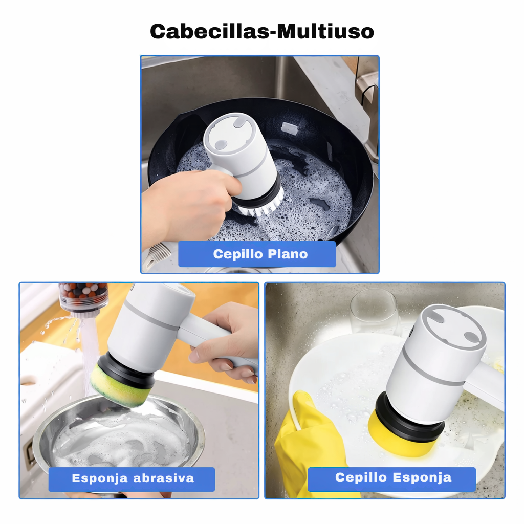 Cepillo Magic Flick: Limpieza profunda sin limites