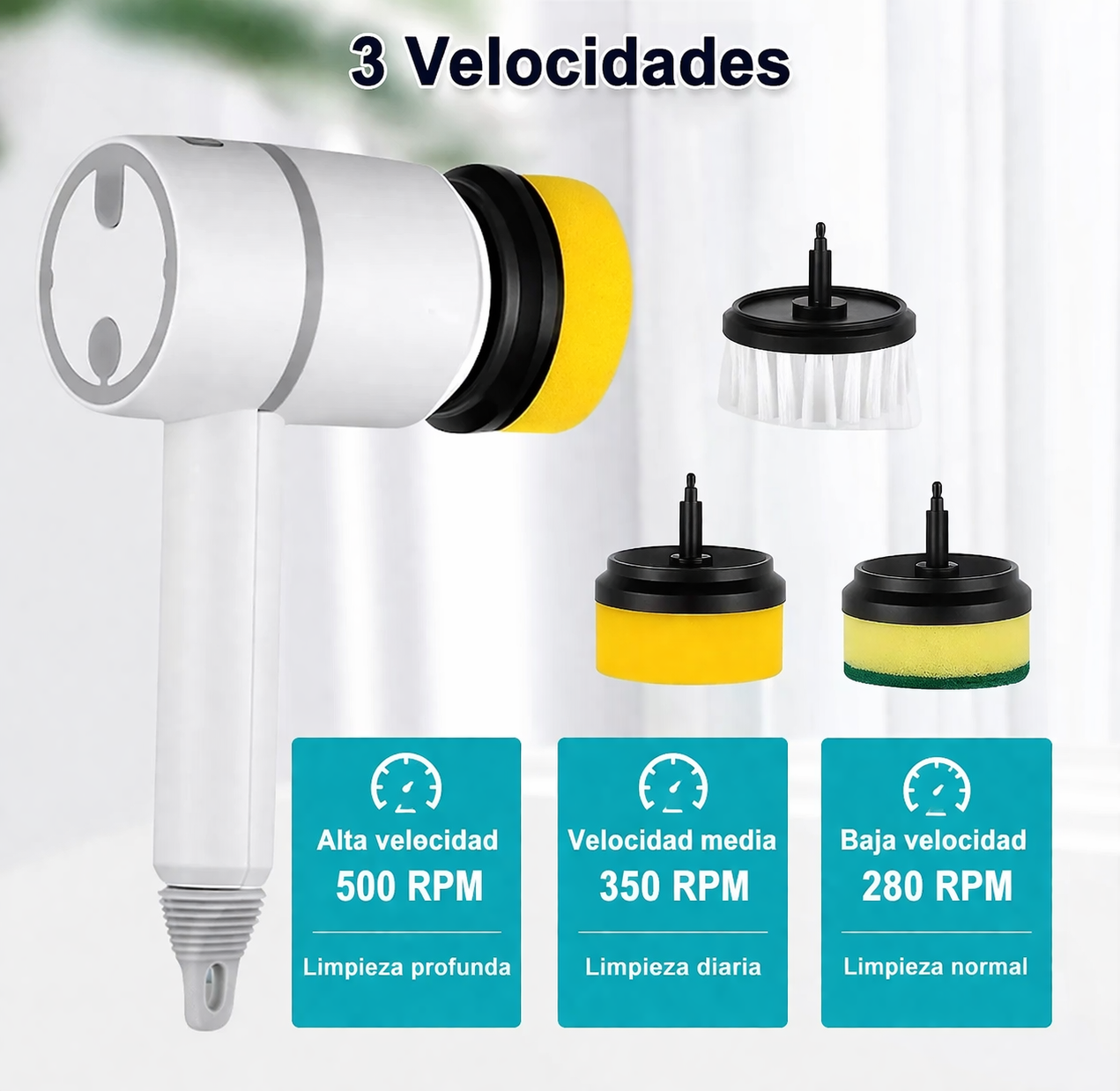 Cepillo Magic Flick: Limpieza profunda sin limites